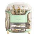 Cosmetic Storage Box with Lid and Drawers, Countertop Makeup Organizer Case, Waterproof & Dustproof Cosmetics Rack