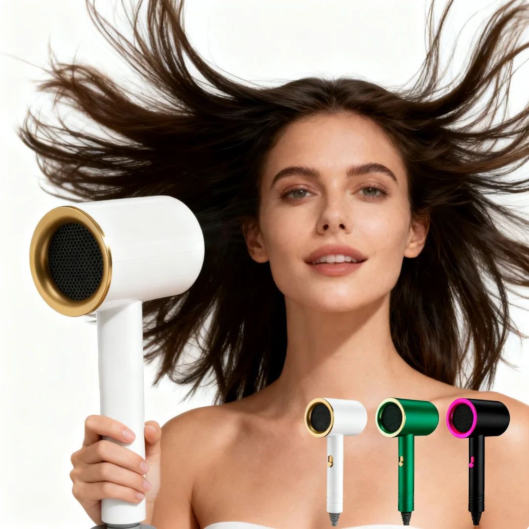 Home Use High Power Hair Dryer with Cold And Hot Air Blue Light Negative Ion Student Dormitory Hair Blower No Damage to Hair