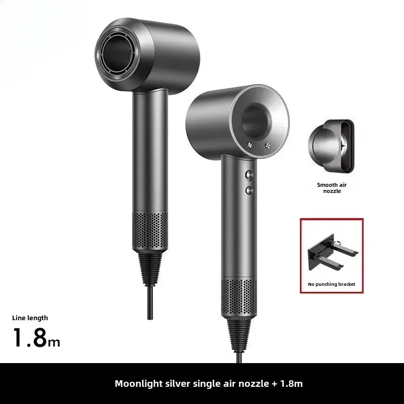 5 in 1 Professional Hair Dryer, with Hot and Cold Air Functionality - Lightweight and Thermostatic Styling Tool for Smooth Hair