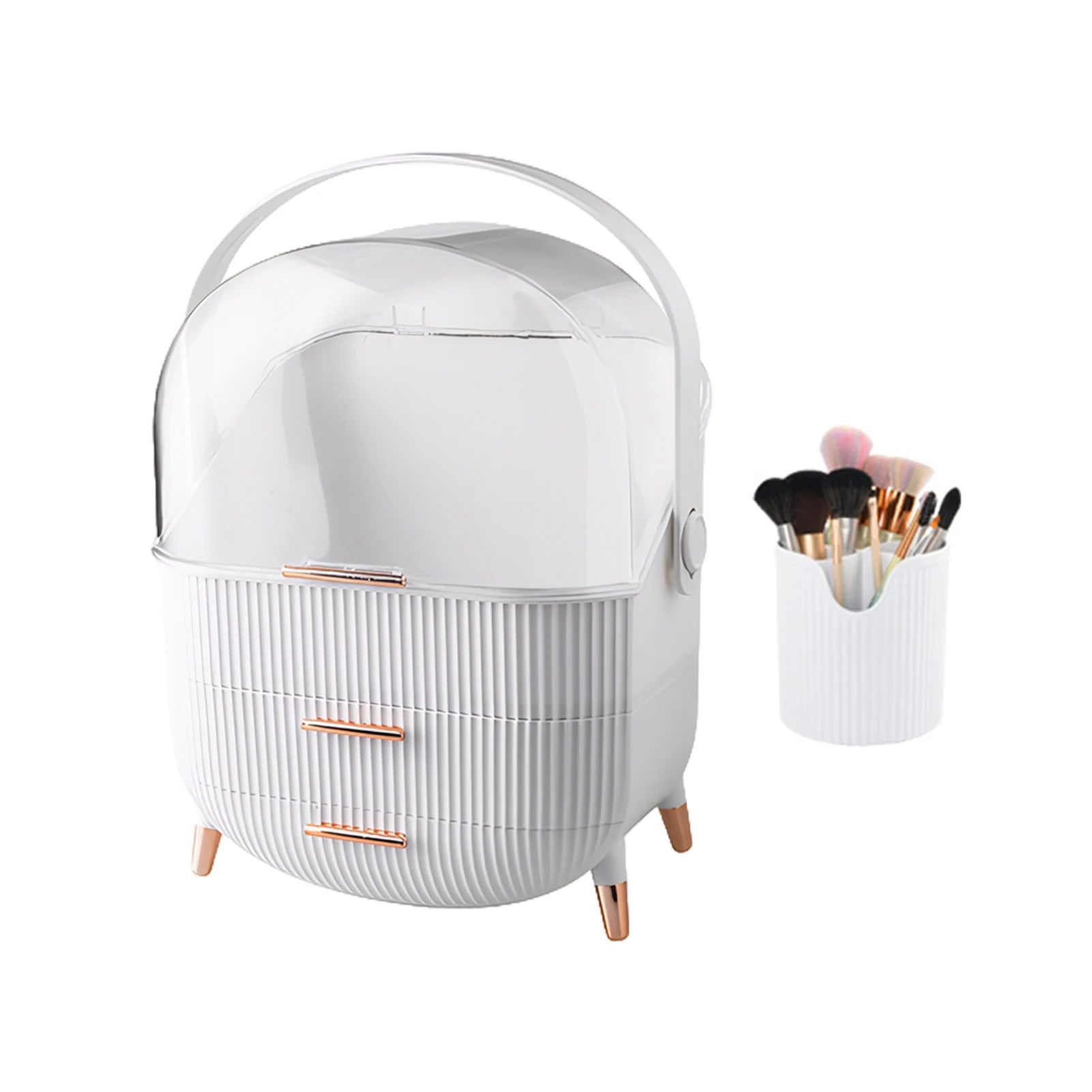 Cosmetic Storage Box Big Capacity Bathroom Waterproof Dustproof Jewelry Makeup Organizer Skin Care Makeup Display Storage Drawer