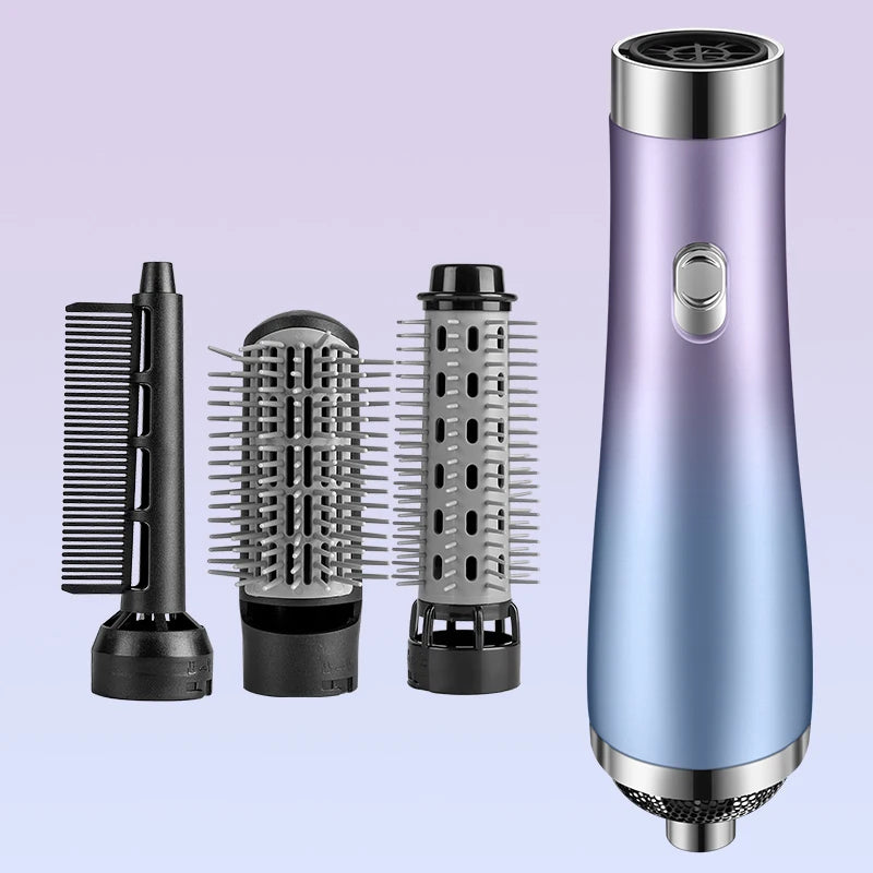 Hair Dryer Portable Comb lonic Hair Straightening Brush Hot Air Curling For Hair Roller Blow Dryer Quick Dry Hair Curler Curling