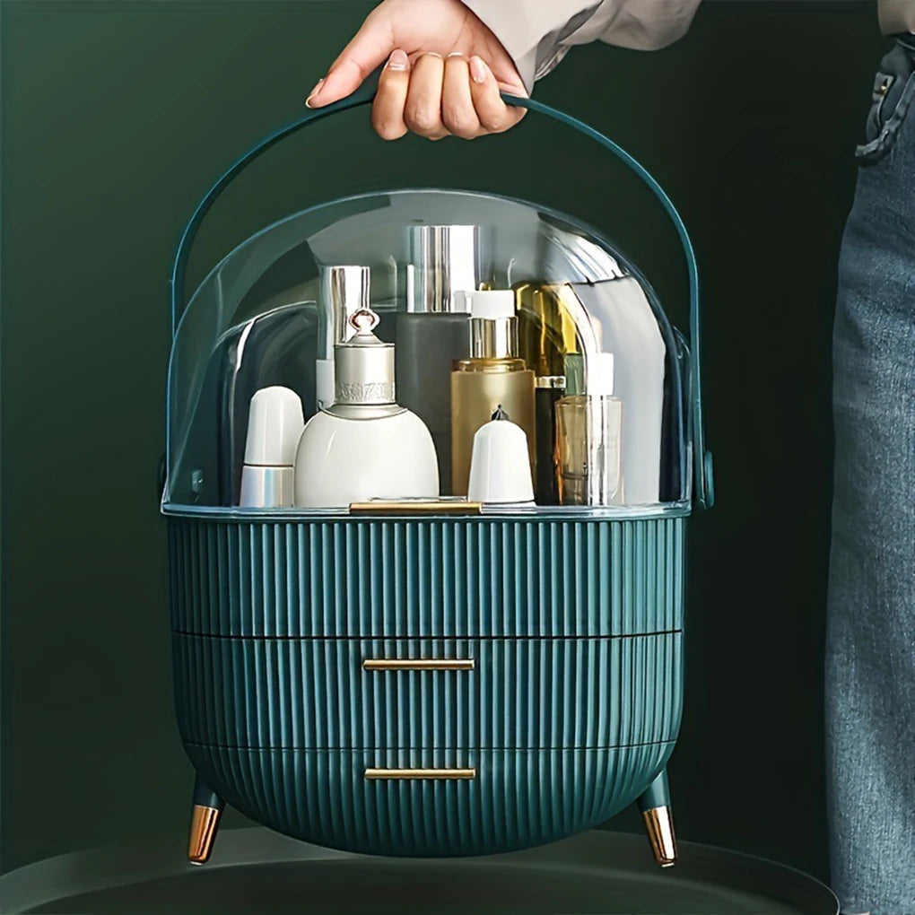 Cosmetic Storage Box Big Capacity Bathroom Waterproof Dustproof Jewelry Makeup Organizer Skin Care Makeup Display Storage Drawer