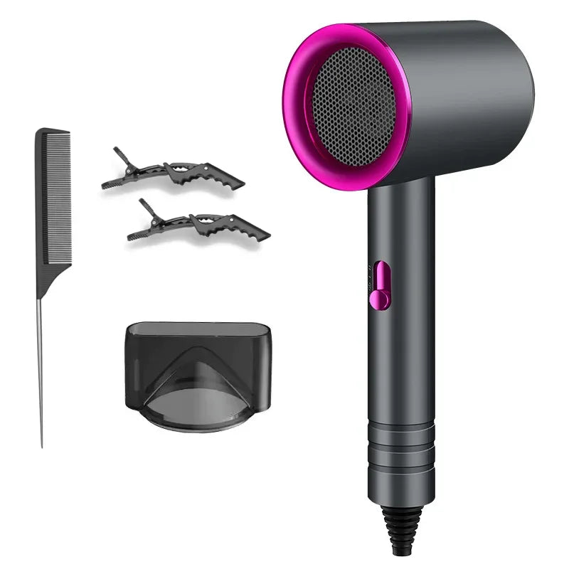 Professional Salon Hair Dryer with Ionic & Heat Protection Portable for Home Hotel Travel-for Household & Hotel Use